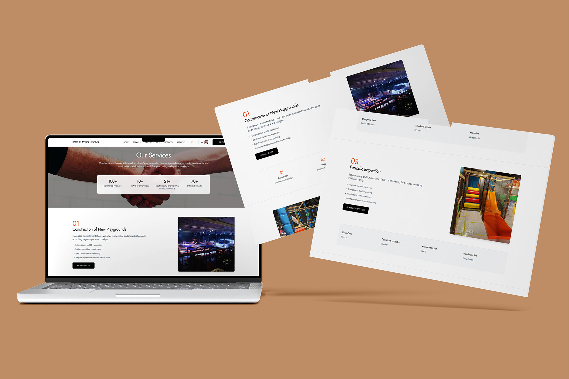 Soft Play Solutions Bilingual Website